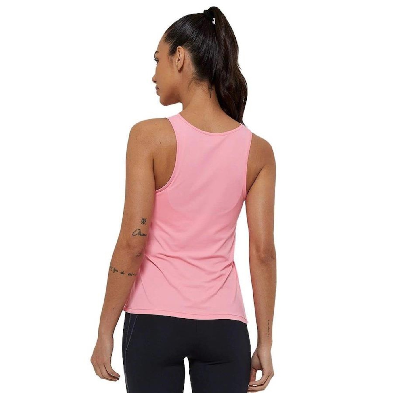 Camiseta Regata Alto Giro Skin Fit - Feminina - Foto 2