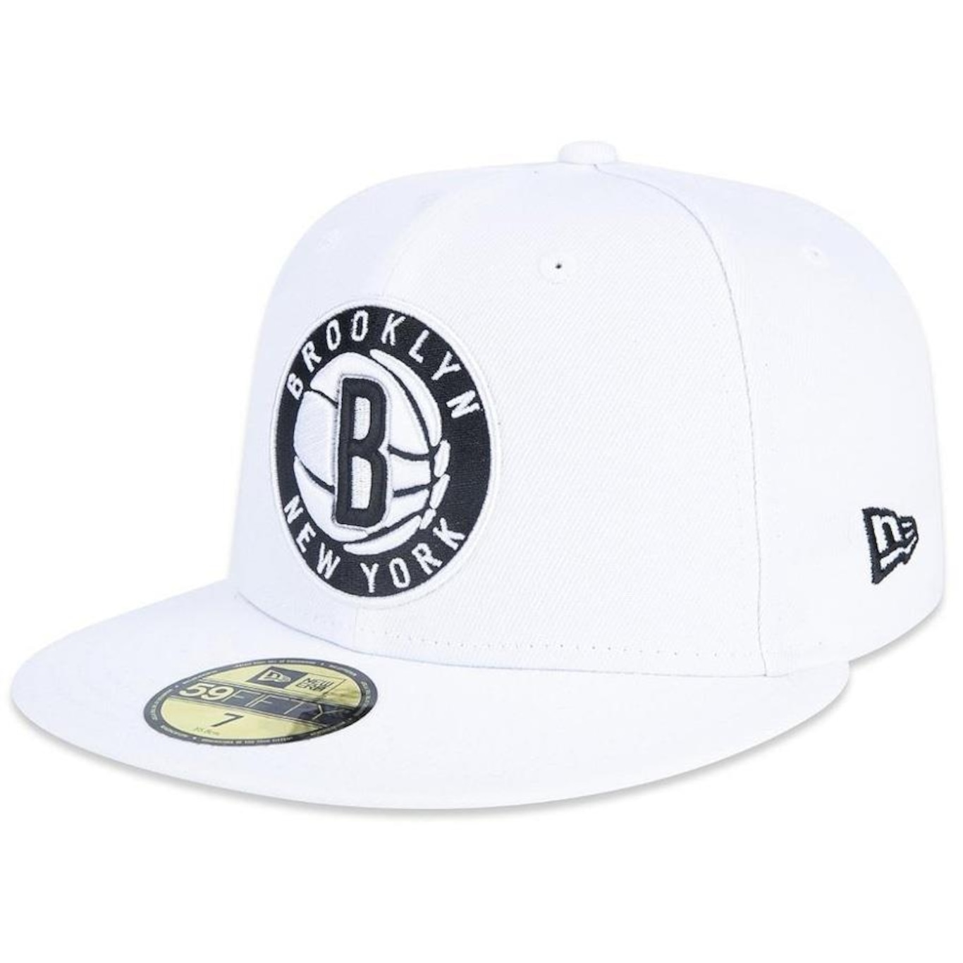 Boné Aba Reta New Era 5950 Brooklyn Nets Nba - Fechado - Adulto - Foto 1