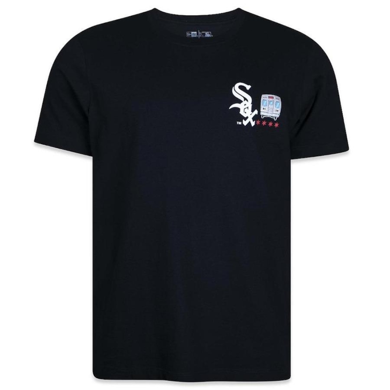 Camiseta New Era mlb Chicago White Sox mlb Core City Icons - Masculina - Foto 1