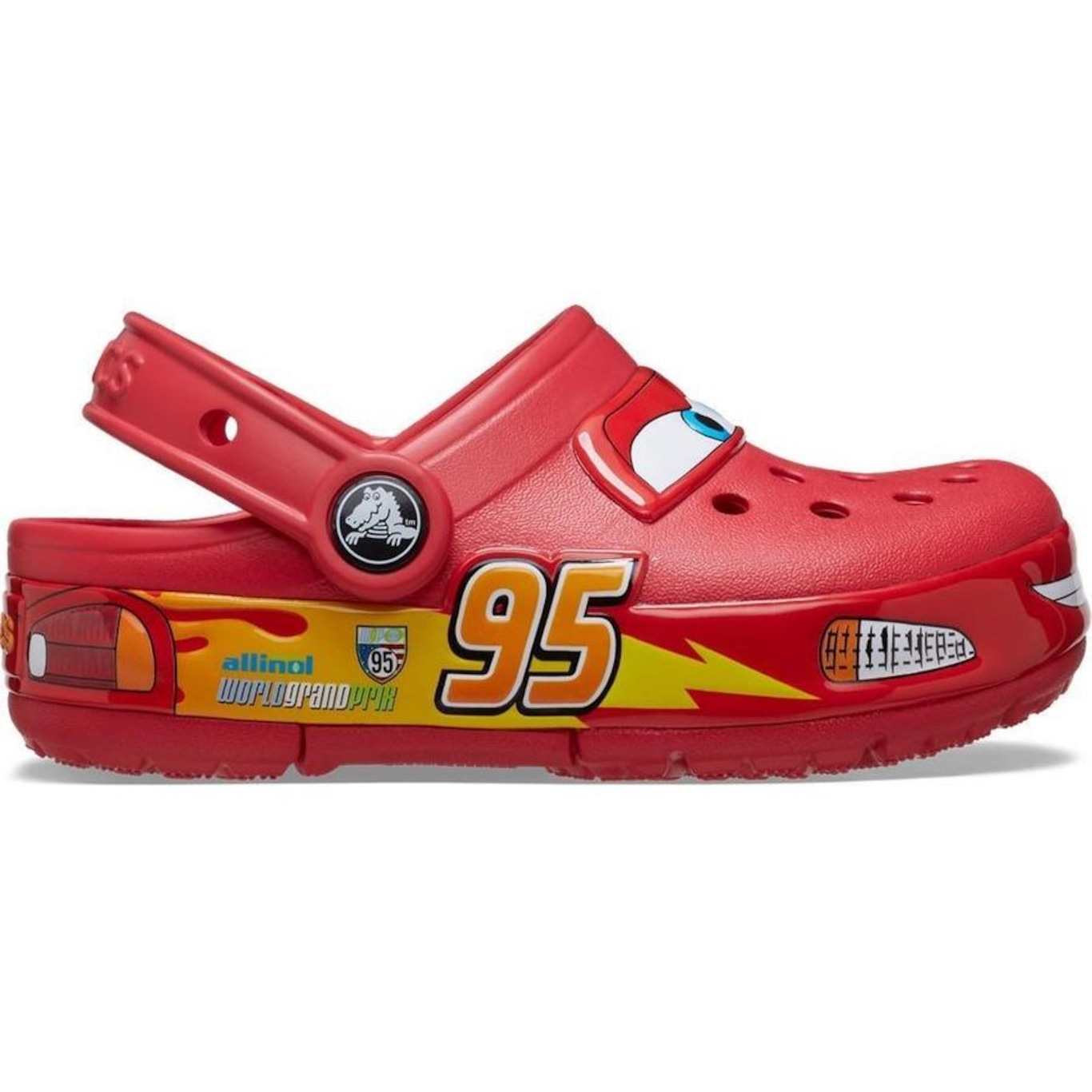 Sandália Crocs Crocband Cars Lightning - Infantil - Foto 1