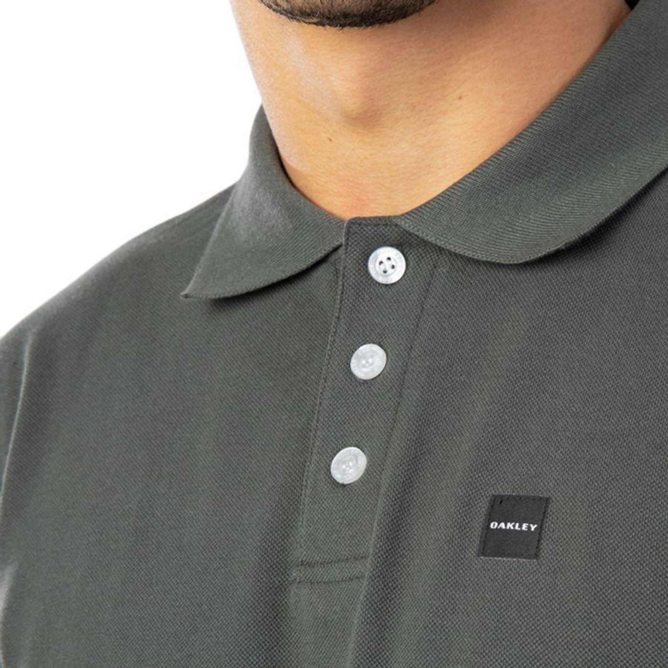 Camisa Polo Oakley Patch Shadow - Masculina - Foto 2