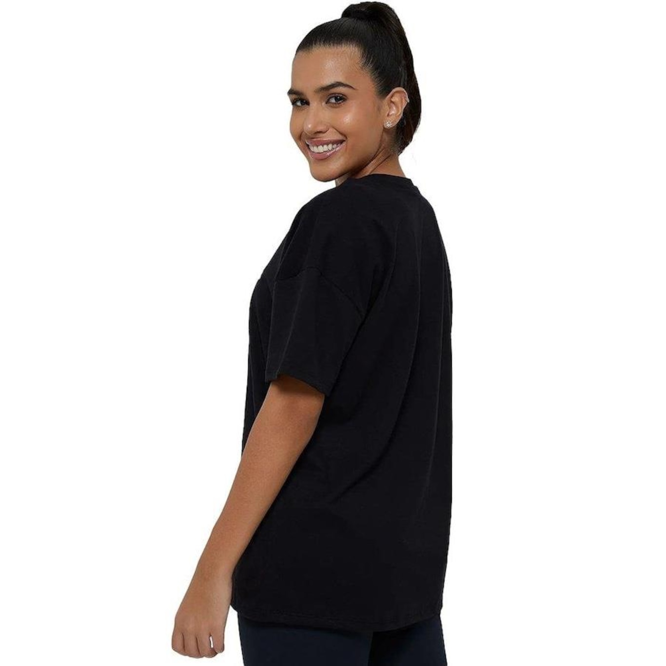 Camiseta Alto Giro Confort - Feminina - Foto 2