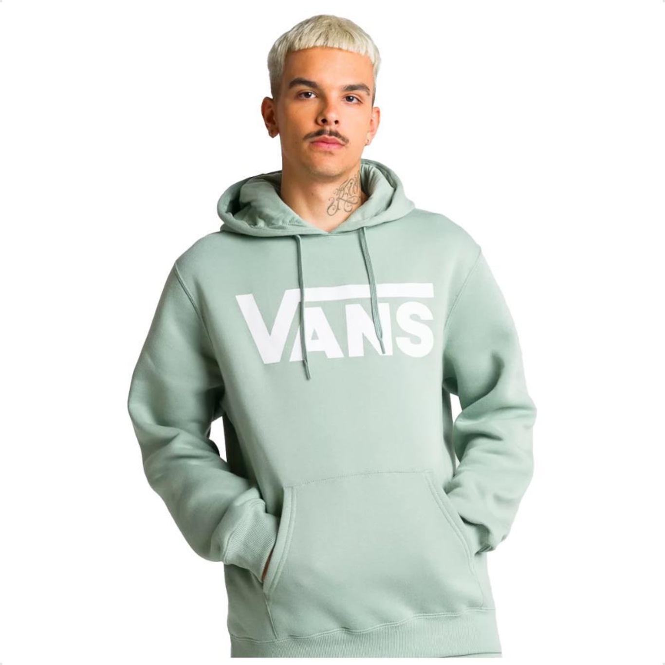 Blusão de Moletom Vans Classic Po Hoodie Ii - Masculino - Foto 3