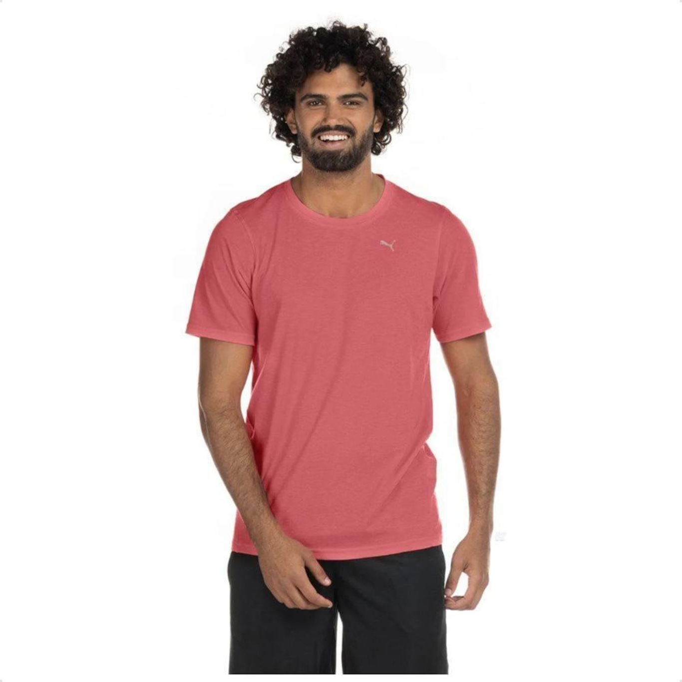 Camiseta Puma Performance Heather Tee - Masculina - Foto 1