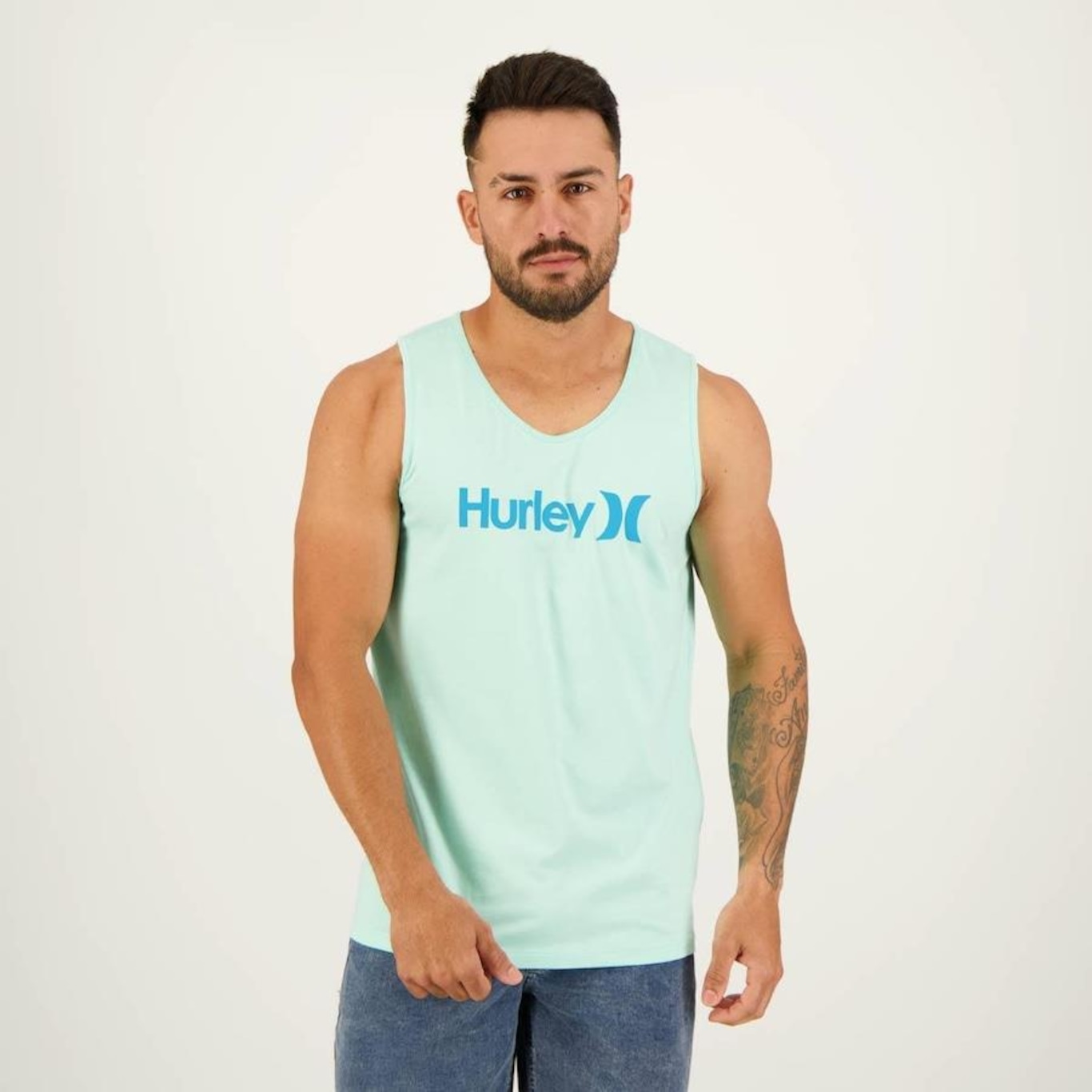 Camiseta Regata Hurley Only Solid - Masculina - Foto 1