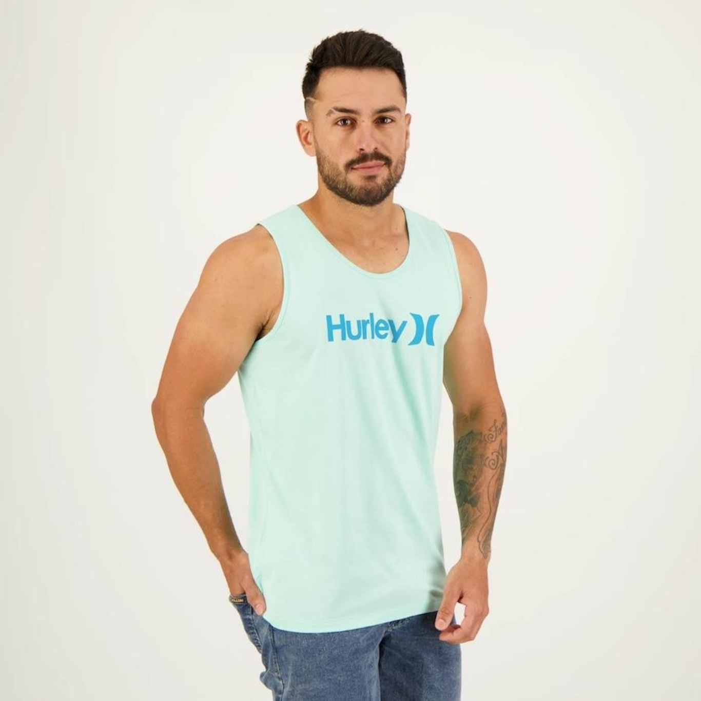 Camiseta Regata Hurley Only Solid - Masculina - Foto 2