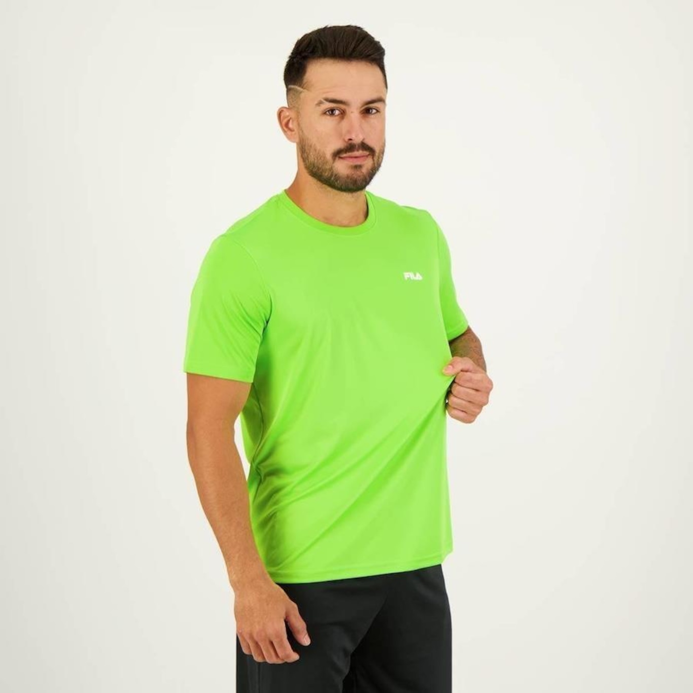 Camiseta Fila Basic Sports Polygin - Masculina - Foto 2