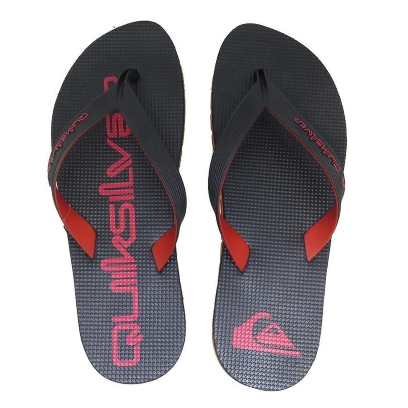 Chinelo Quiksilver Layback Rubber Ocean - Masculino - Foto 1