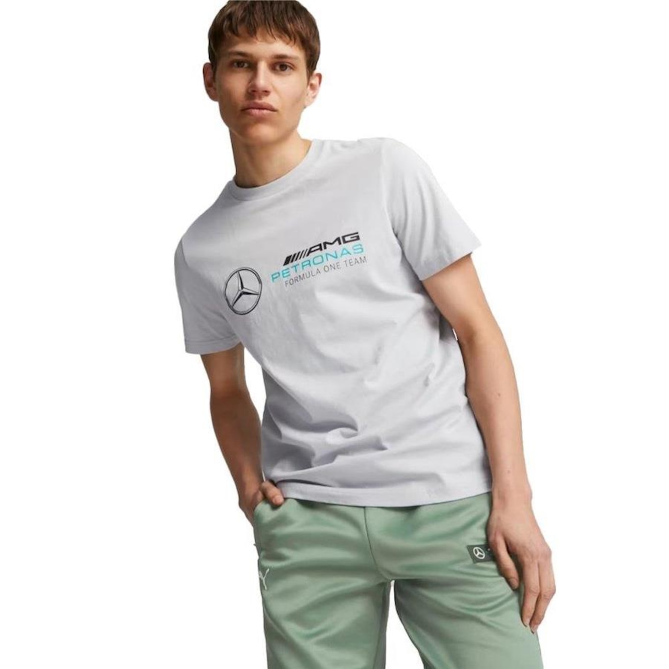 Camiseta Puma Amg Petronas - Masculina - Foto 1