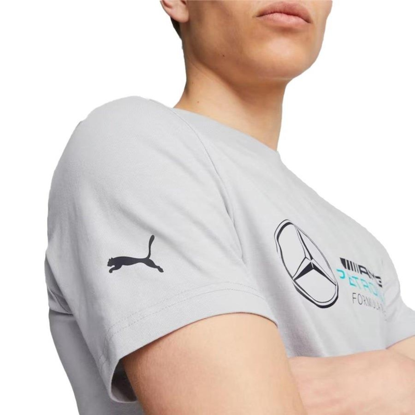 Camiseta Puma Amg Petronas - Masculina - Foto 4