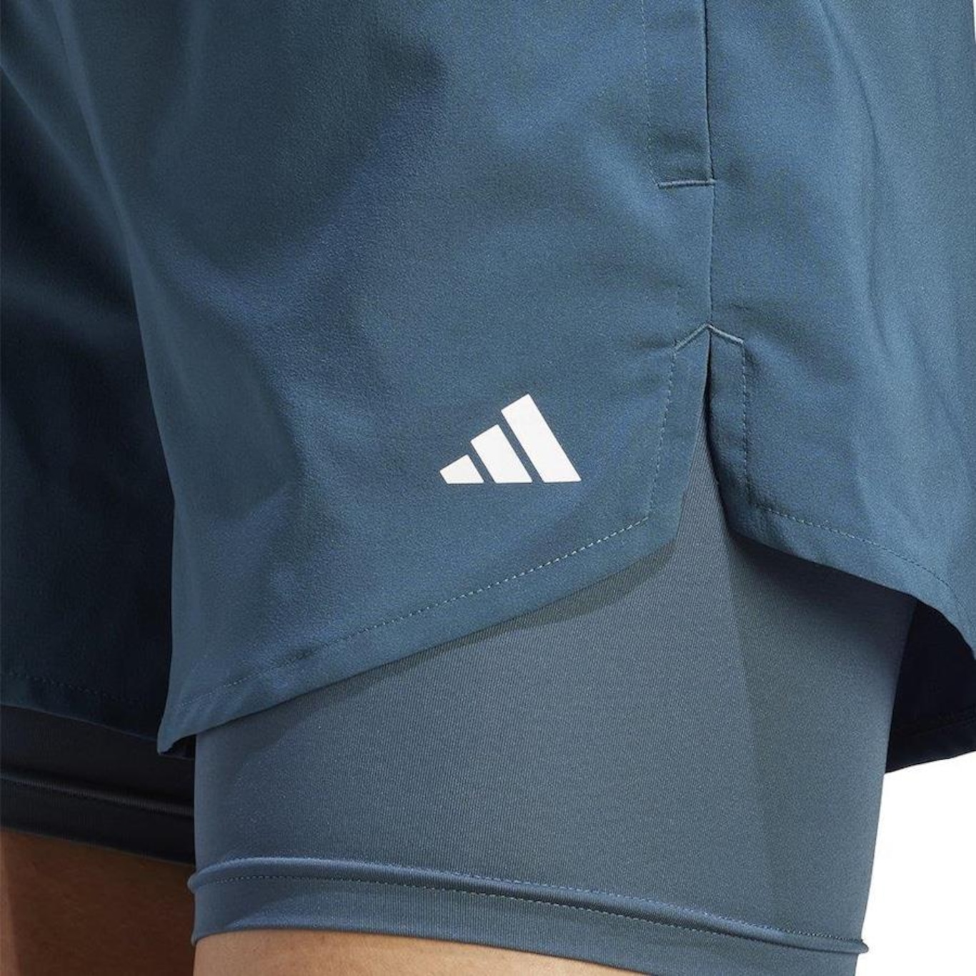 Shorts 2 em 1 adidas Aeroready - Feminino - Foto 4