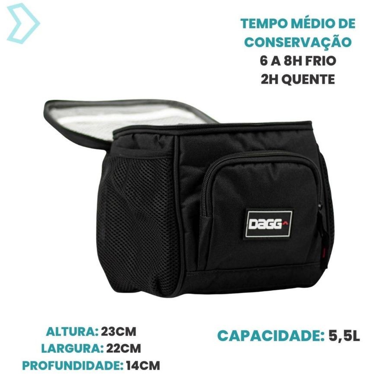 Bolsa Térmica Dagg Fitness - 5,5 Litros - Foto 6