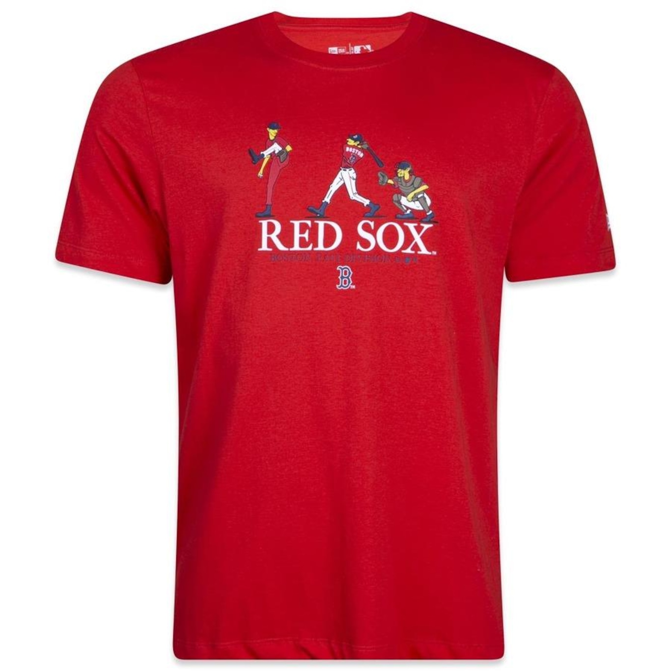 Camiseta New Era New Era mlb Boston Red Sox Freestyle - Masculina - Foto 1