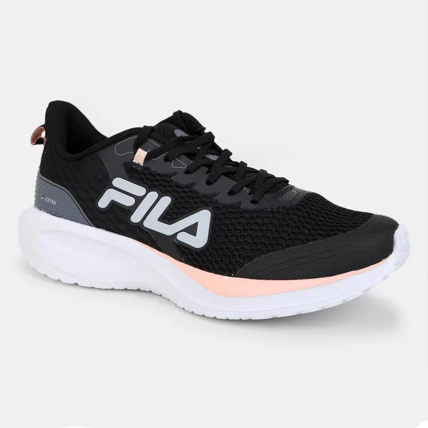 Tenis fila feminino shop preto com rosa centauro