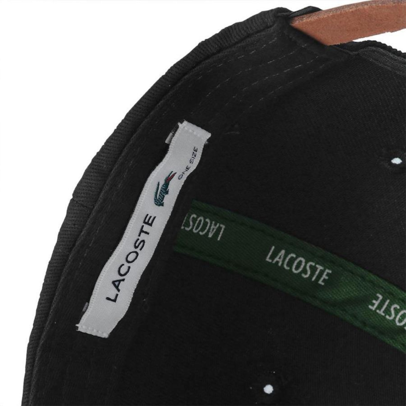 Boné Aba Curva Lacoste Algodão - Strapback - Adulto - Foto 5