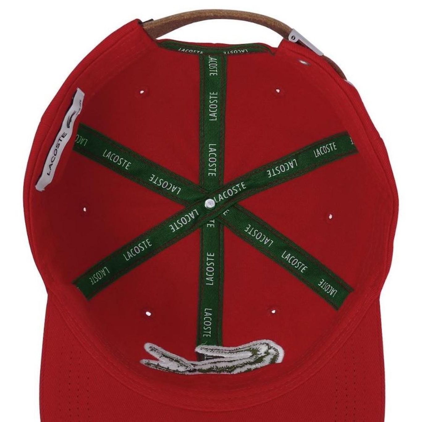 Boné Aba Curva Lacoste Croco - Strapback - Adulto - Foto 4