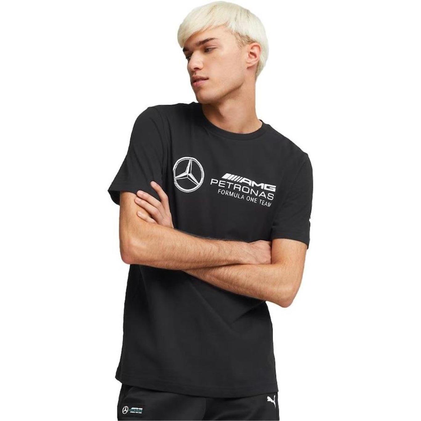 Camiseta Puma Amg Petronas - Masculina - Foto 1