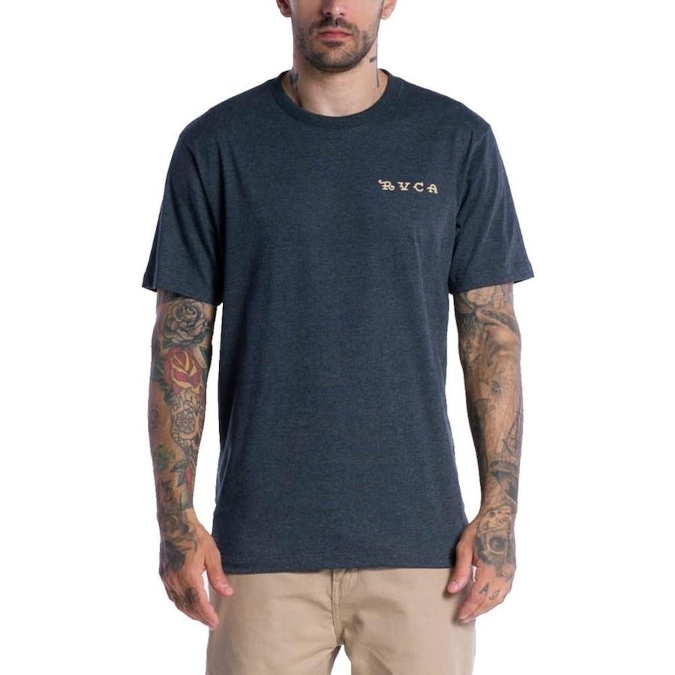 Camiseta Rvca Bert Eagle - Masculina - Foto 1