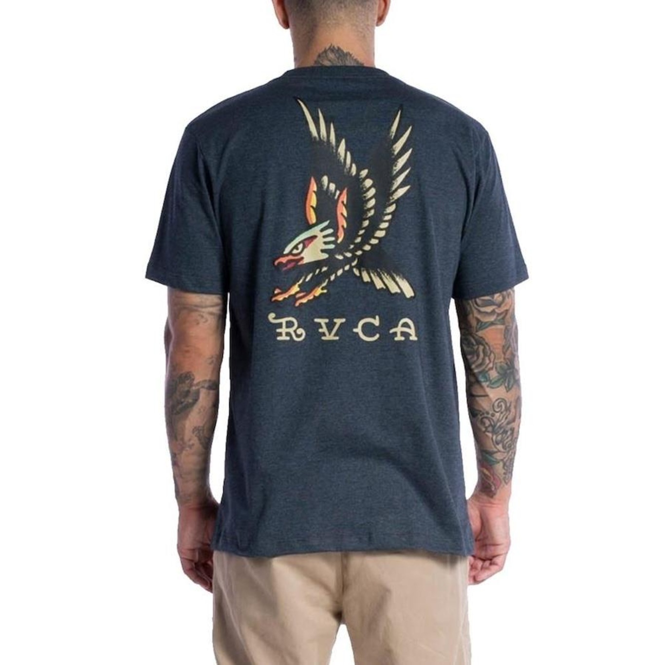 Camiseta Rvca Bert Eagle - Masculina - Foto 2