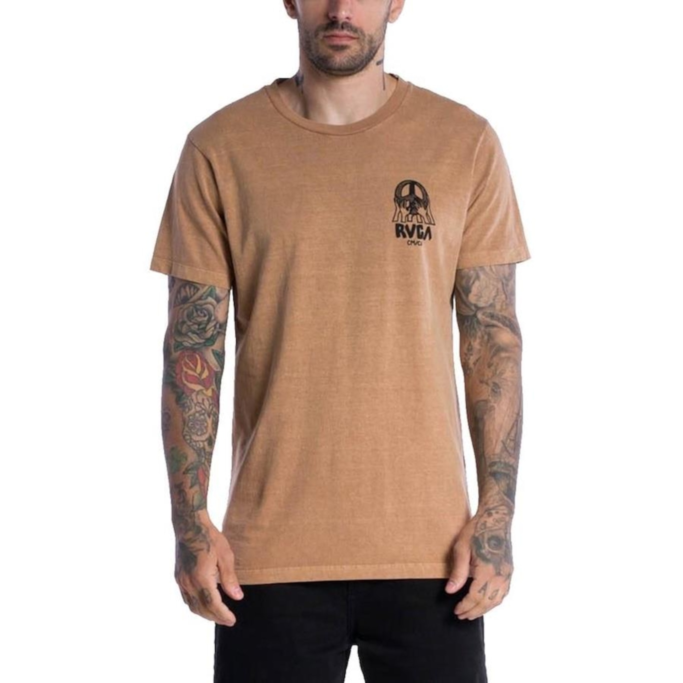 Camiseta Rvca Helping Hands - Masculina - Foto 1