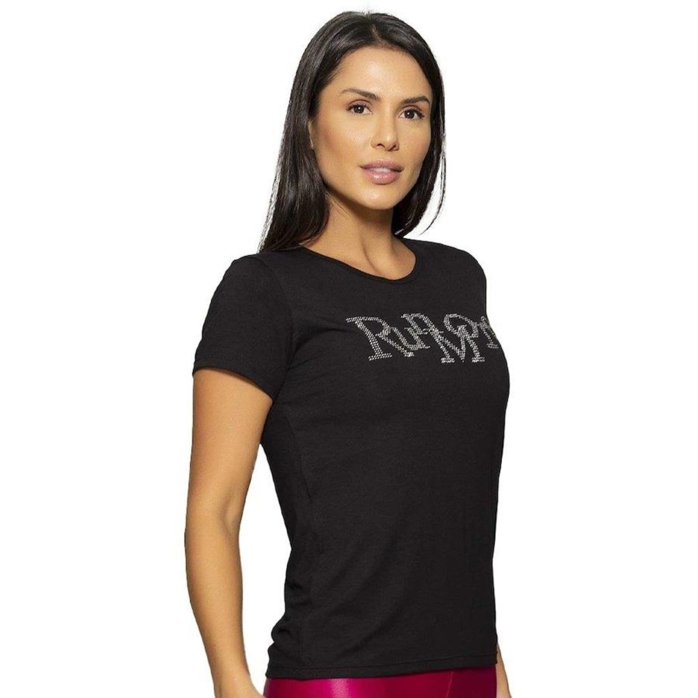 Camiseta Run More Relax Strass - Feminina - Foto 3