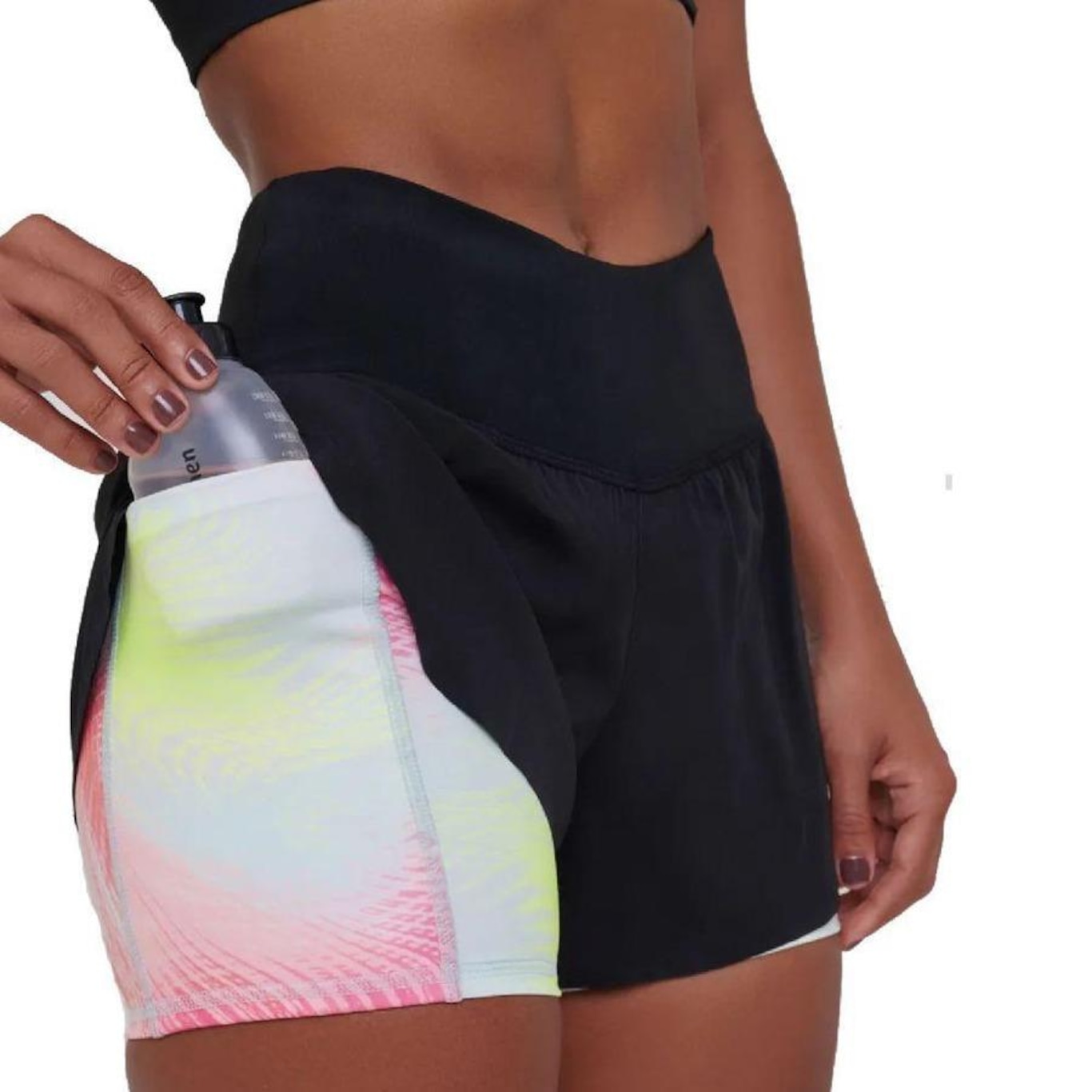 Shorts Authen Signature Trace - Feminina - Foto 2