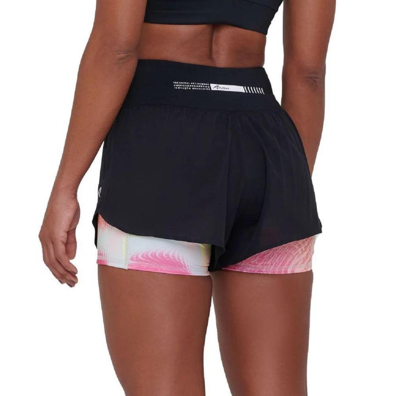 Shorts Authen Signature Trace - Feminina - Foto 3