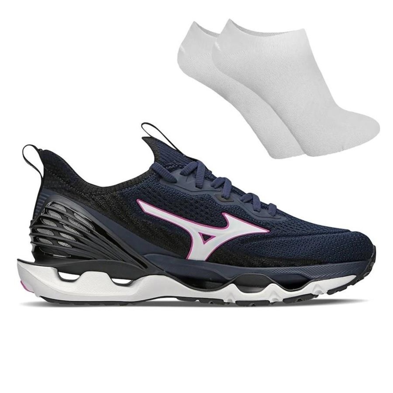 Tênis Mizuno Wave Endeavor + Par de Meia - Feminino - Foto 1