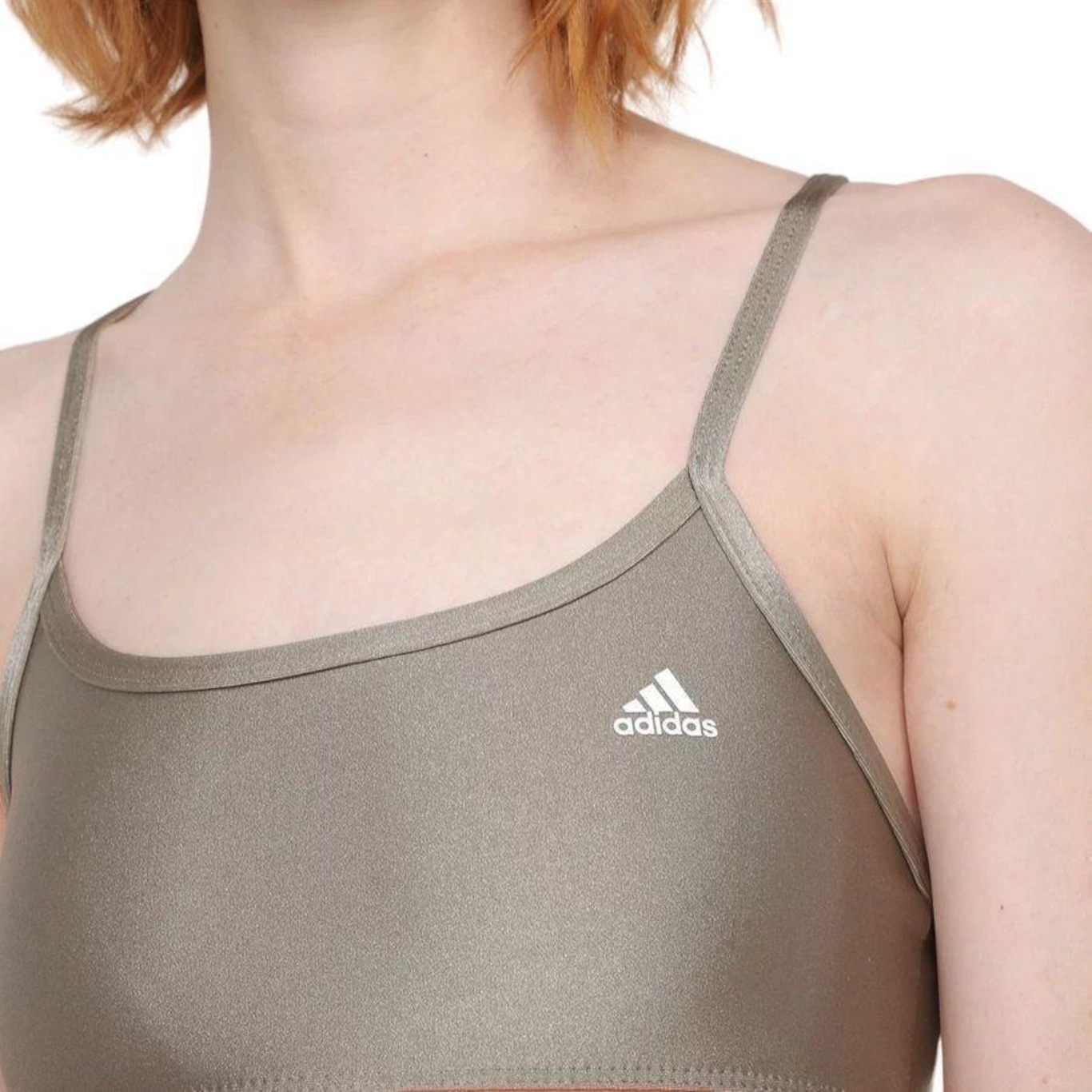 Top Fitness com Bojo adidas Latin Fit Colorblock - Feminino - Foto 2