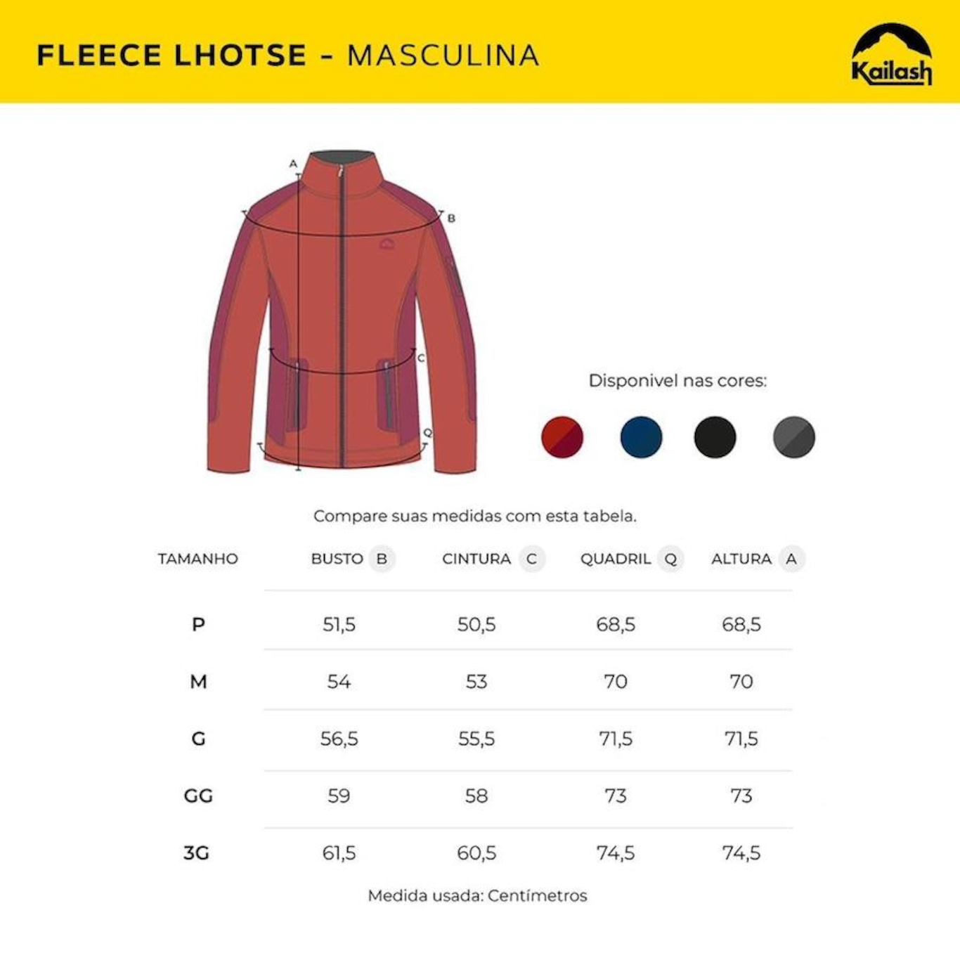 Jaqueta Fleece Kailash Lhotse - Masculina - Foto 3