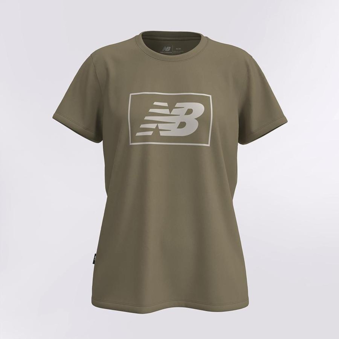 Camiseta New Balance Essentials Logo - Feminina - Foto 1