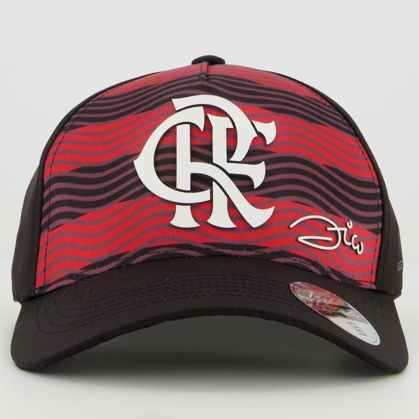 Boné Aba Curva Flamengo Supercap Zico Americano - Snapback - Adulto - Foto 2