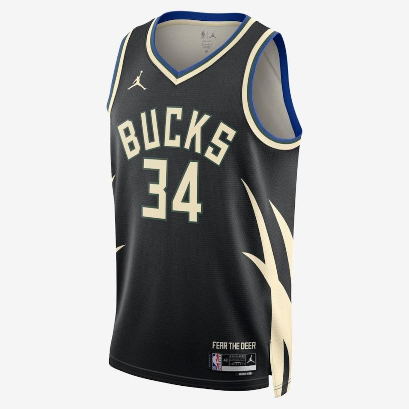 Camiseta Regata Nike Milwaukee Bucks Statement Edition 2022/23 - Masculina - Foto 1