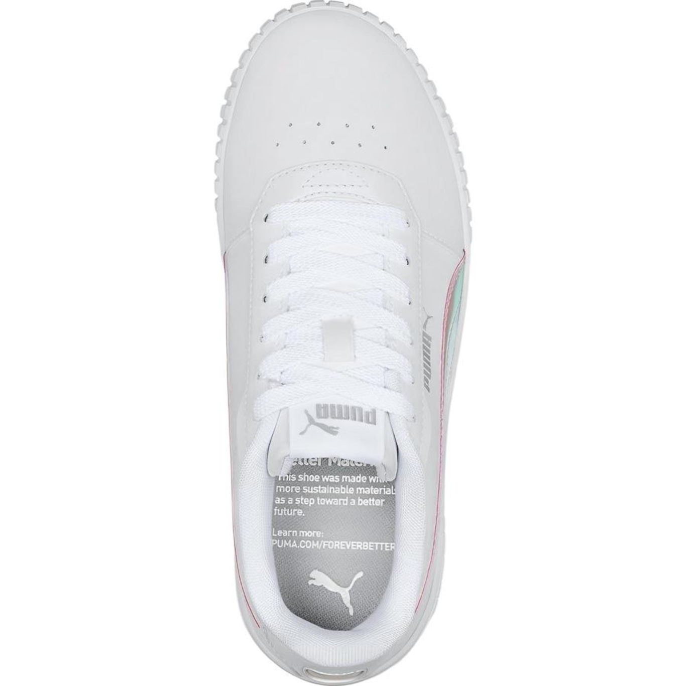 Tênis Puma Carina 2.0 Holo Jr - Feminino - Foto 4