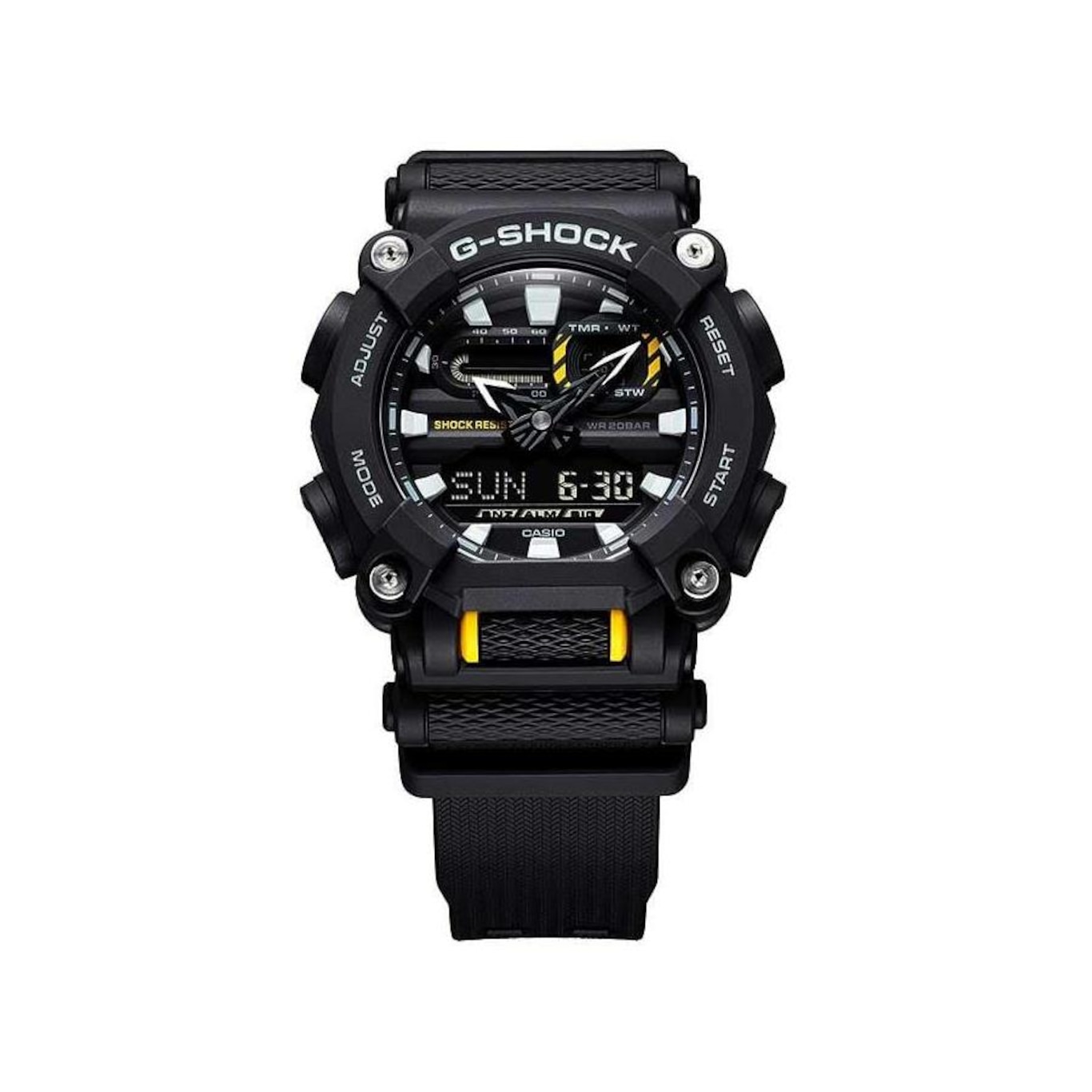 Relógio Analógico Casio G-Shock Ga-900-1Adr Heavy Dut Decagonal - Masculino - Foto 2