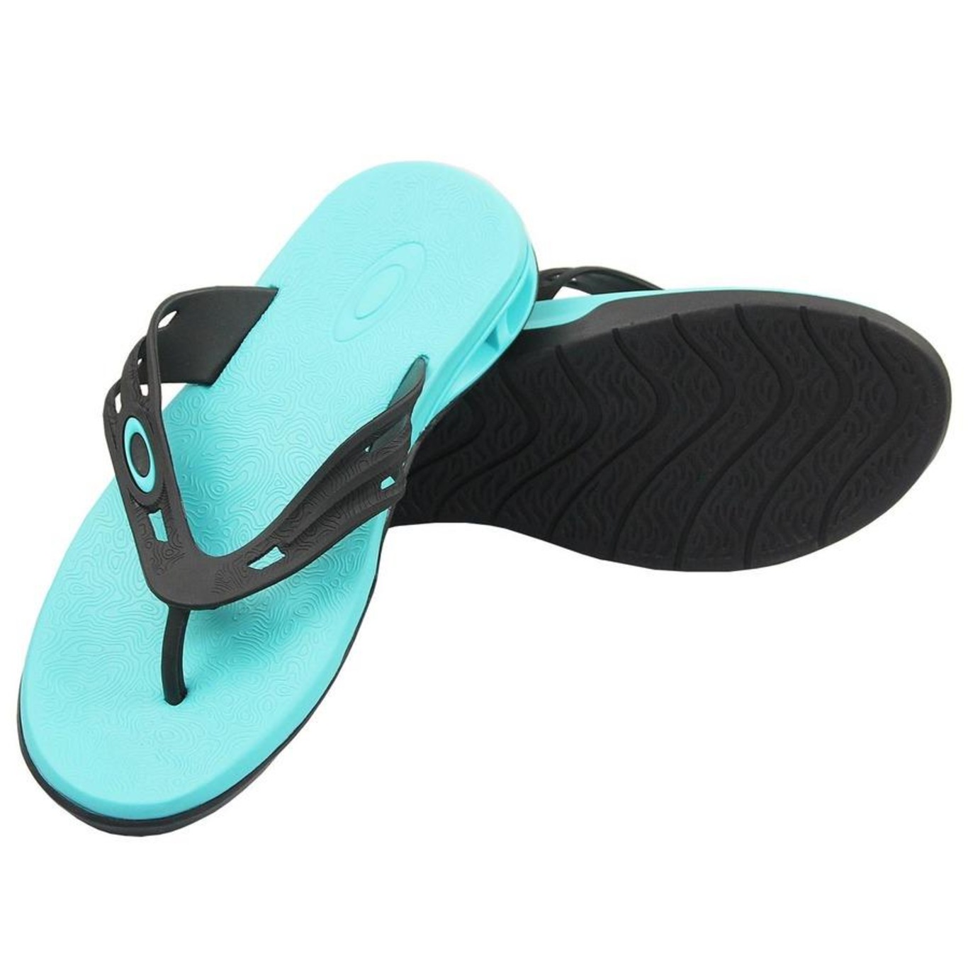 Chinelo Oakley Killer Point II Turquoise - Masculino - Foto 3