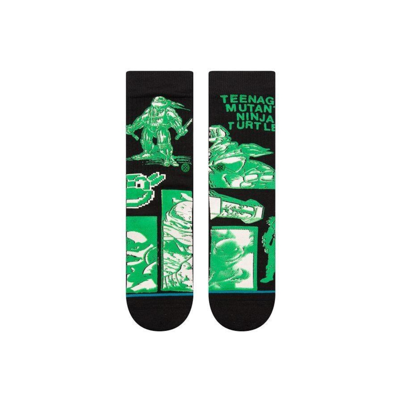 Meia Cano Alto Stance Collab Teenage Mutant Ninja Turtles Kids - Infantil - Foto 2