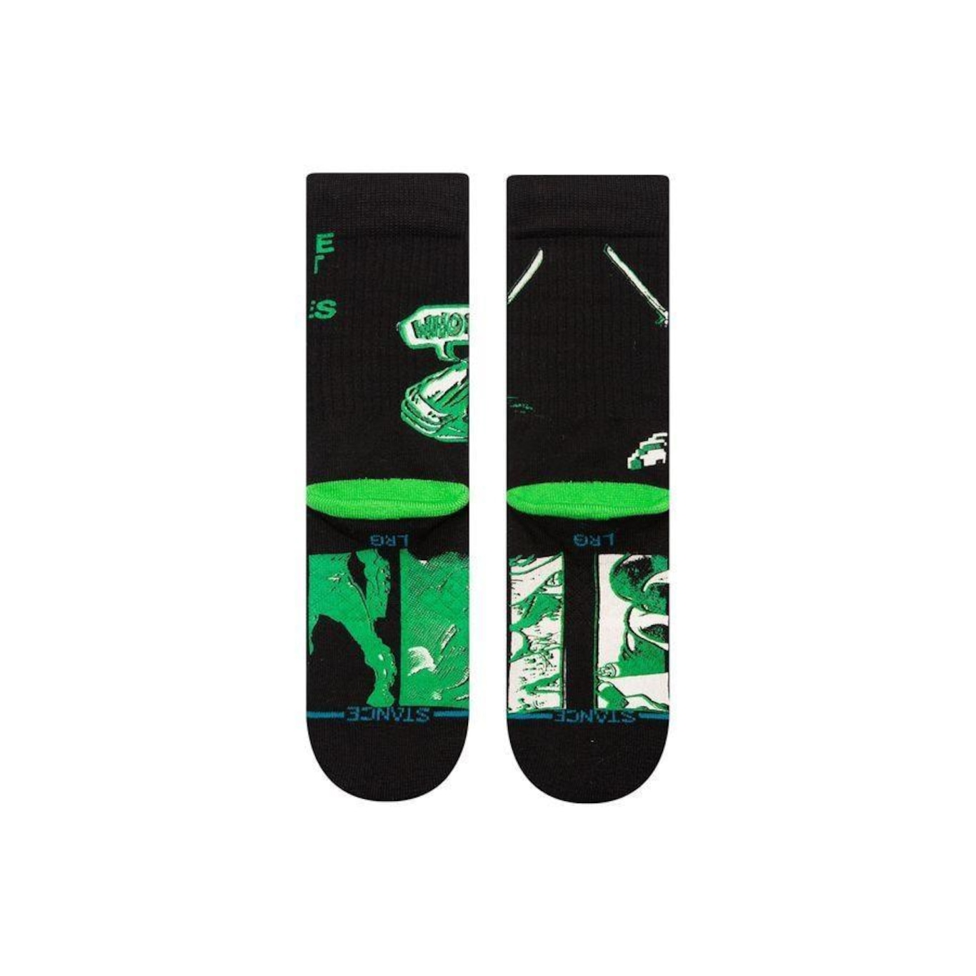 Meia Cano Alto Stance Collab Teenage Mutant Ninja Turtles Kids - Infantil - Foto 3