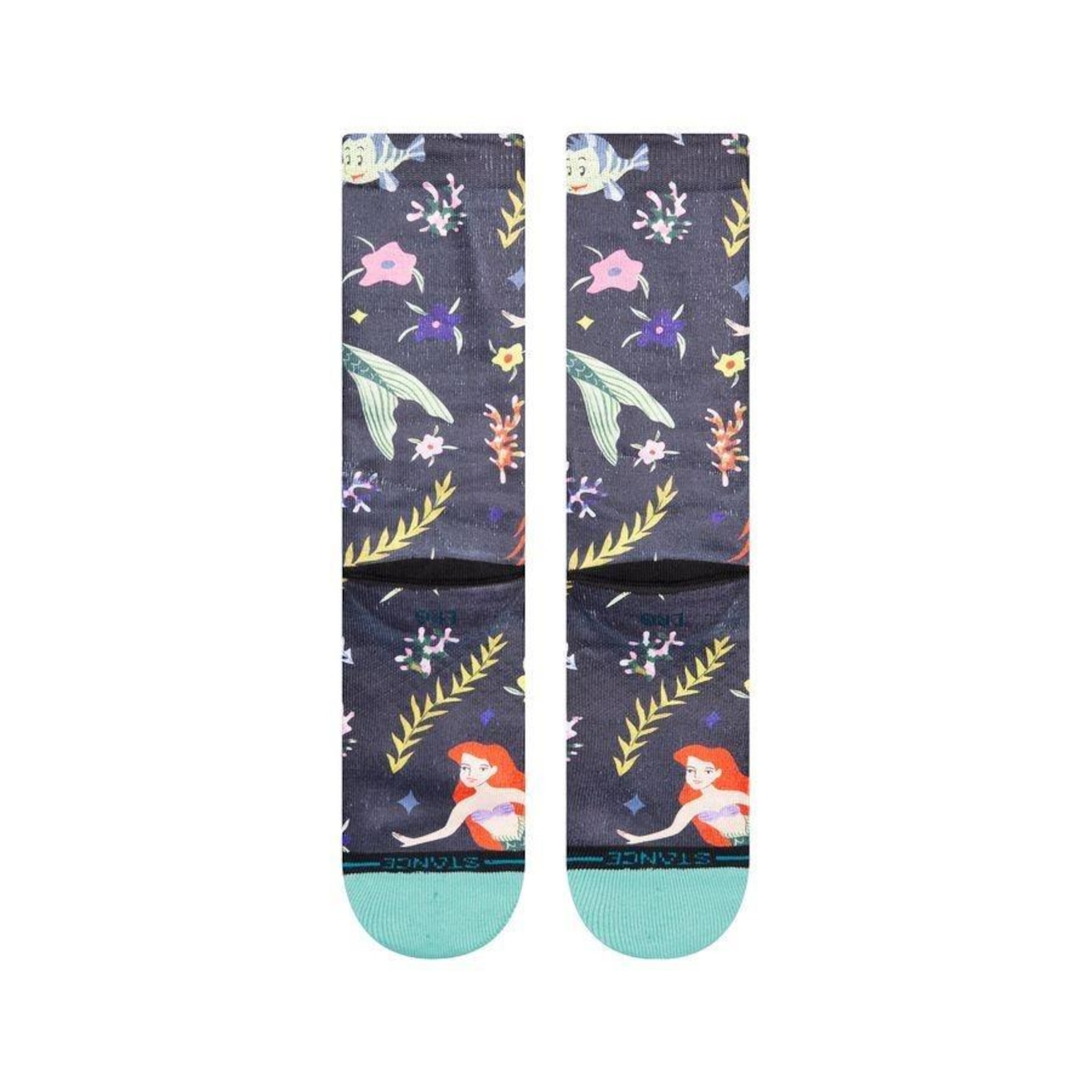 Meia Cano Alto Stance Collab Disney Ariel By Estee - Infantil - Foto 3