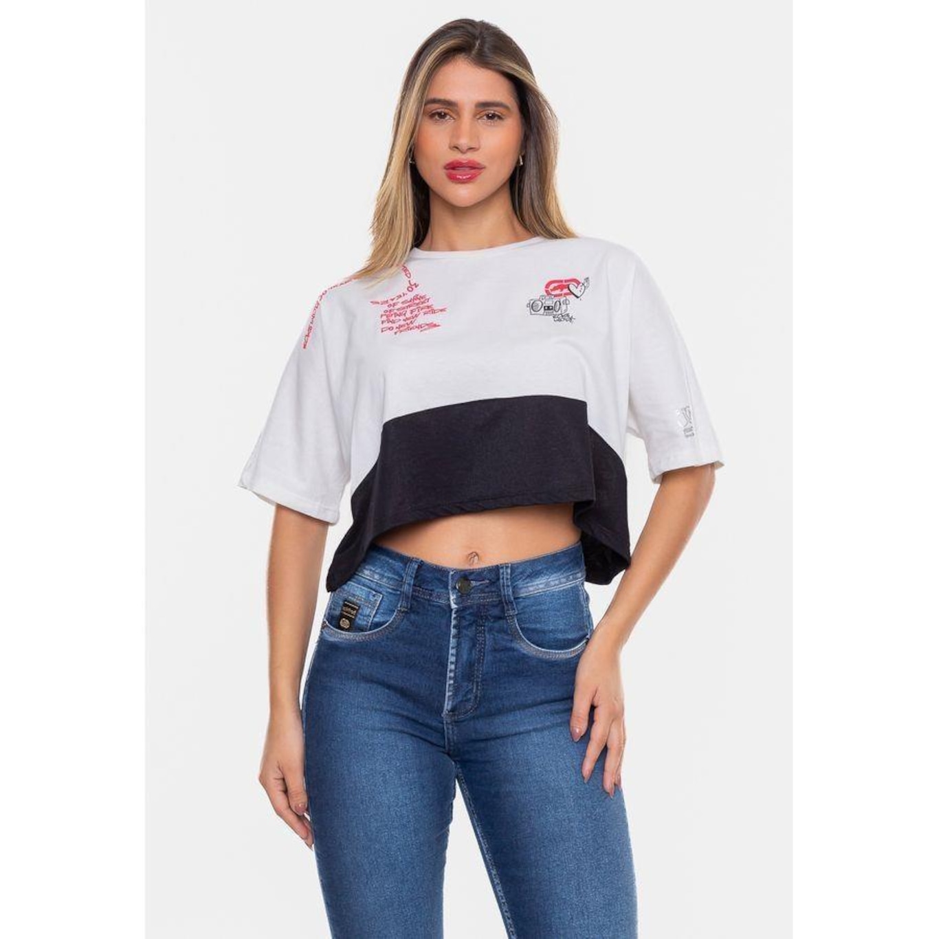 Blusa Cropped Ecko Clurch - Feminina - Foto 1