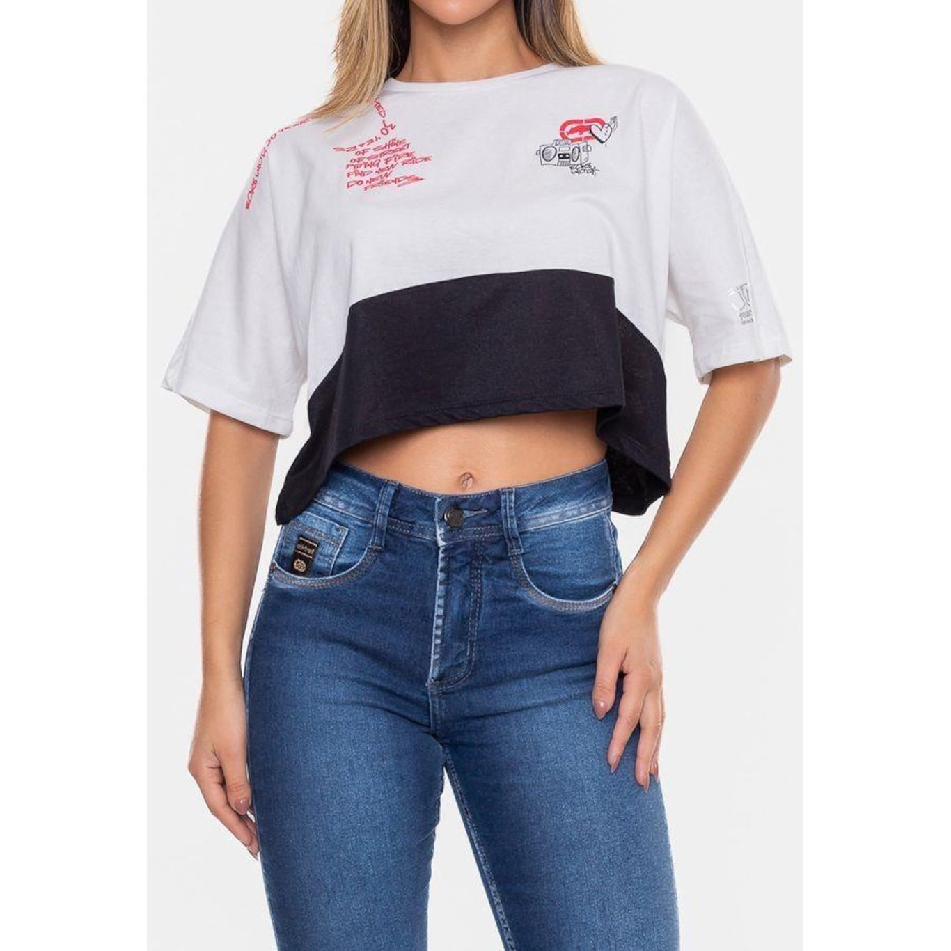 Blusa Cropped Ecko Clurch - Feminina - Foto 3