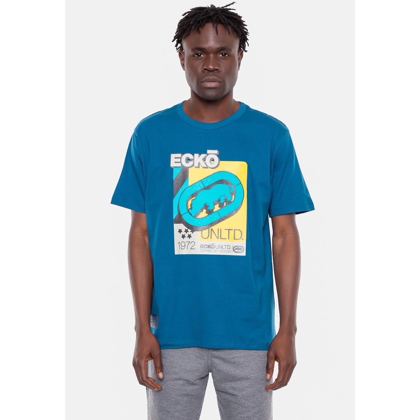 Camiseta Ecko Estampada - Masculina - Foto 1