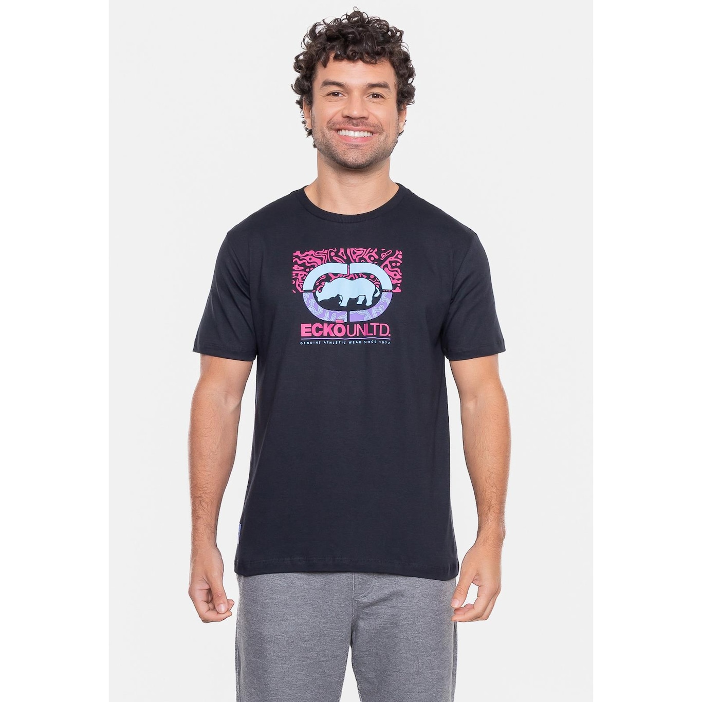 Camiseta Ecko Estampada - Masculina - Foto 1