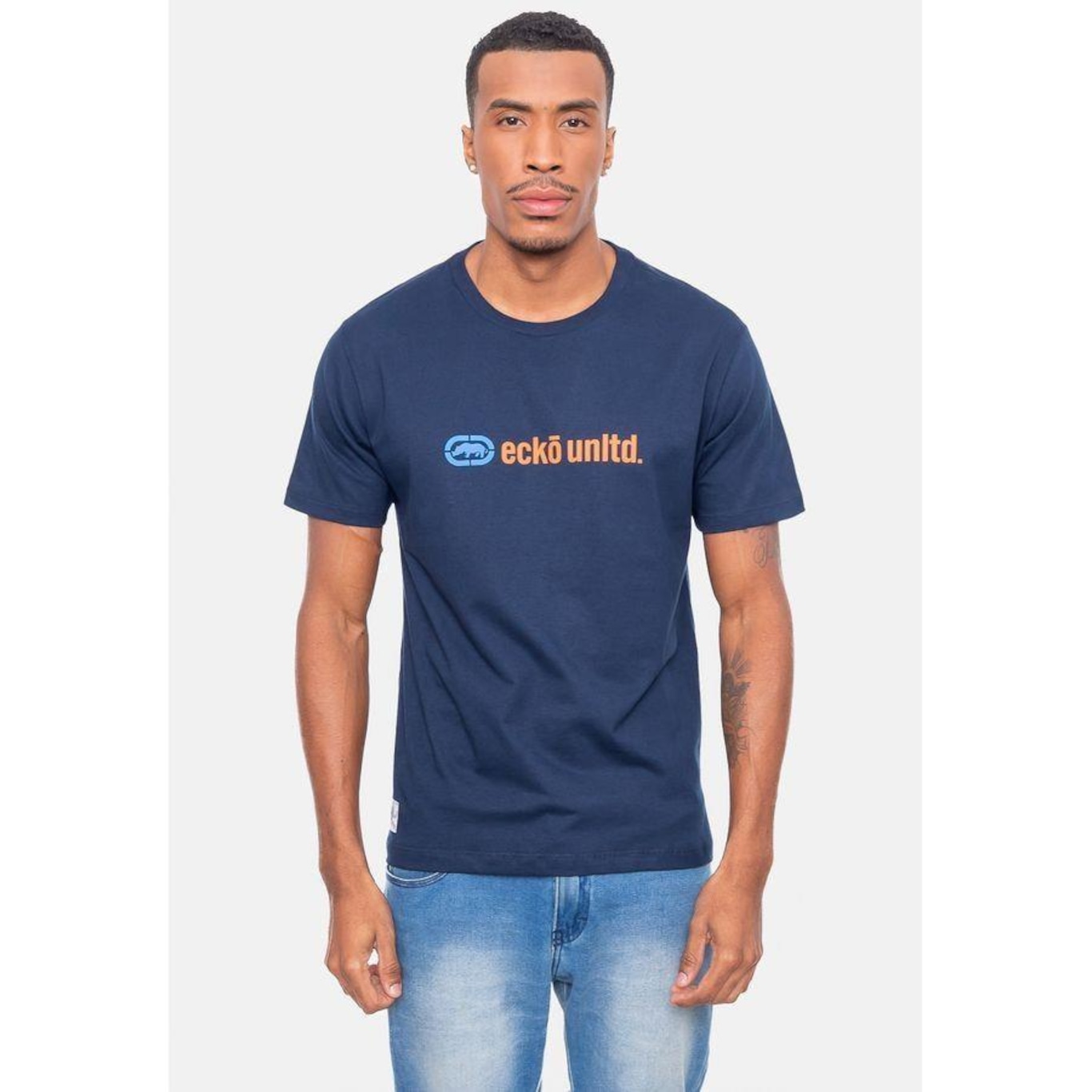 Camiseta Ecko Estampada - Masculina - Foto 1