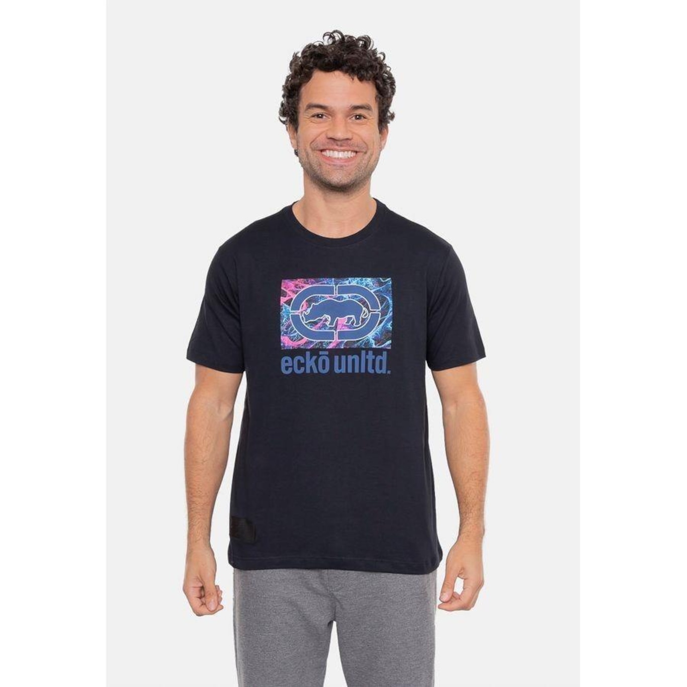 Camiseta Ecko Estampada - Masculina - Foto 1