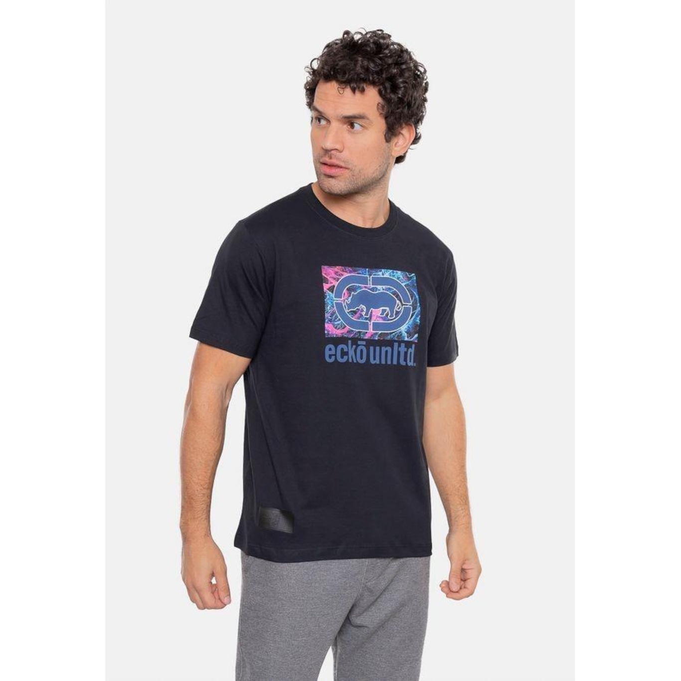 Camiseta Ecko Estampada - Masculina - Foto 4