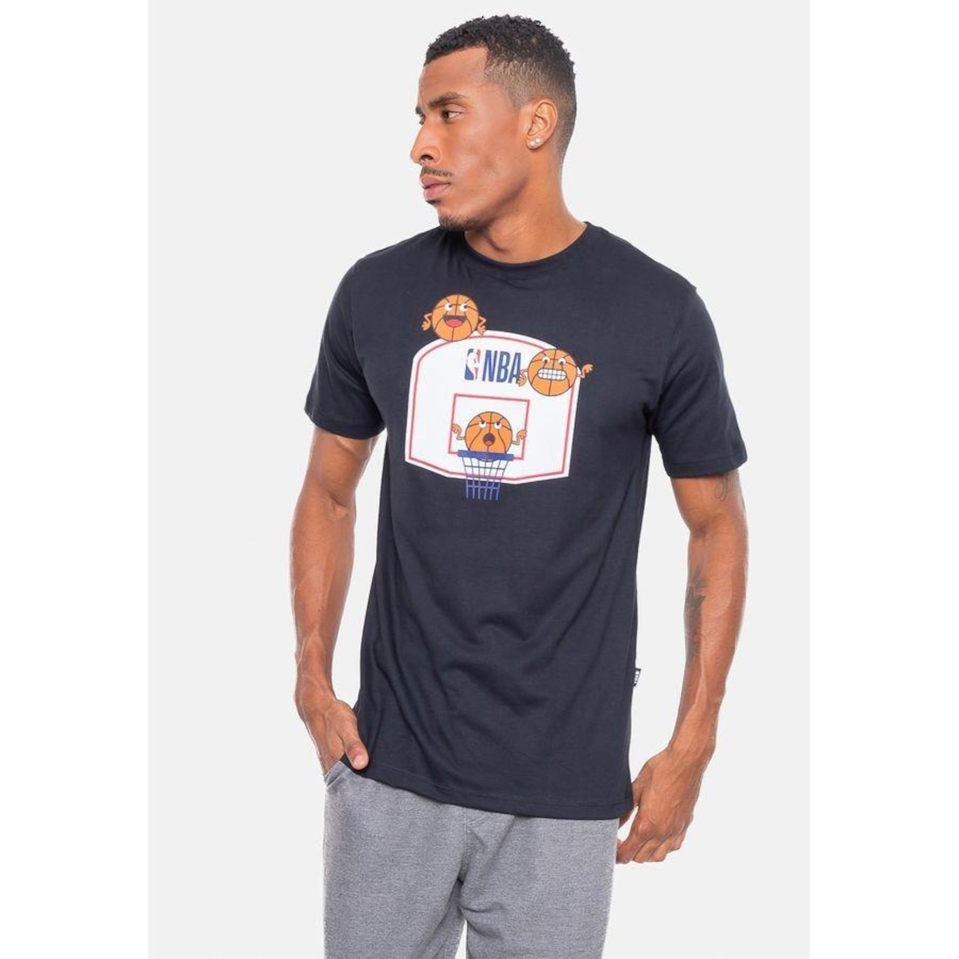 Camiseta NBA Ball Alive - Masculina - Foto 4