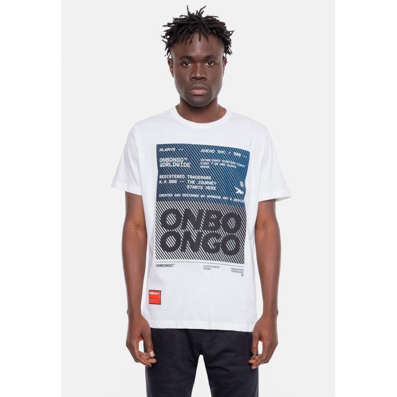 Camiseta Onbongo Estampada - Masculina - Foto 1