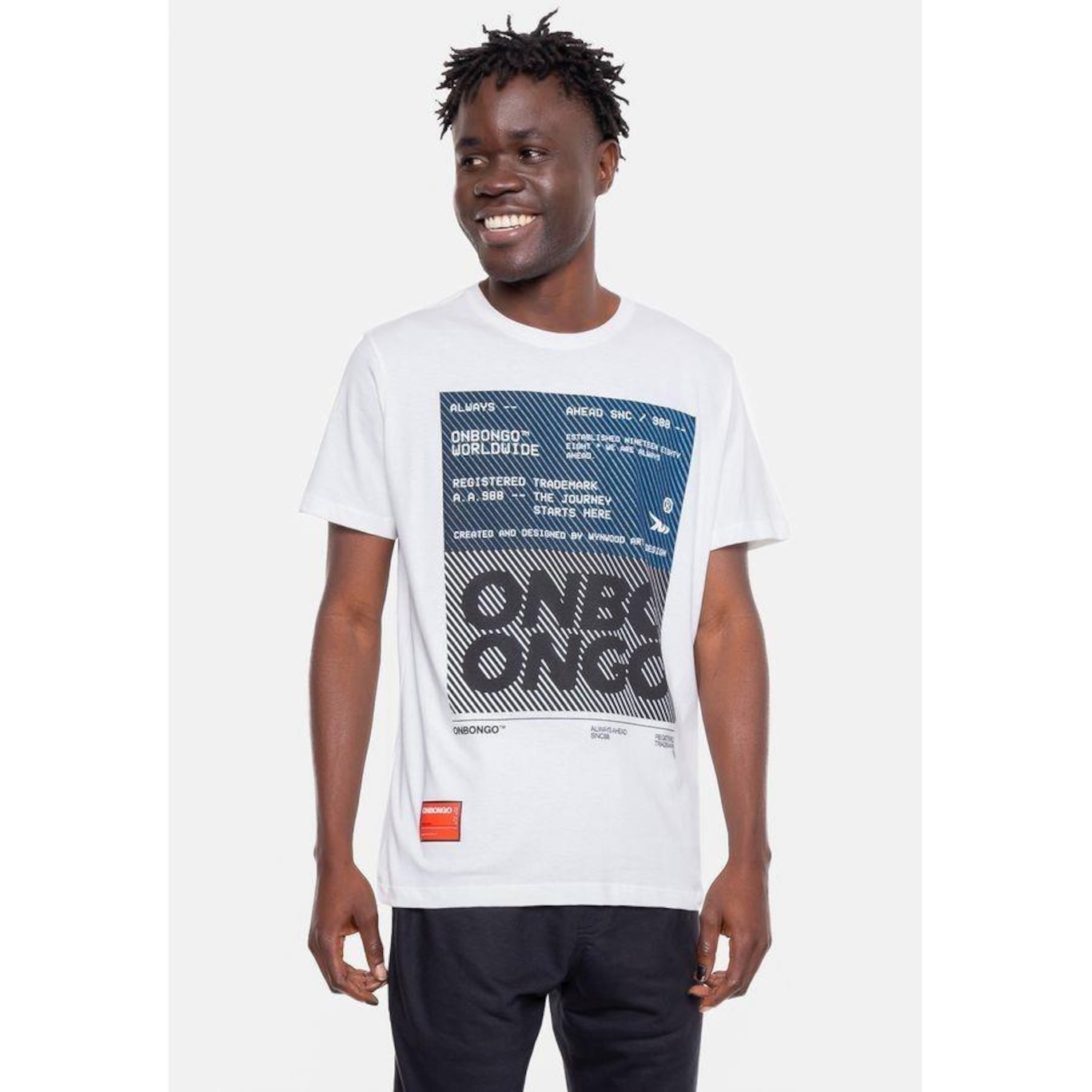 Camiseta Onbongo Estampada - Masculina - Foto 4