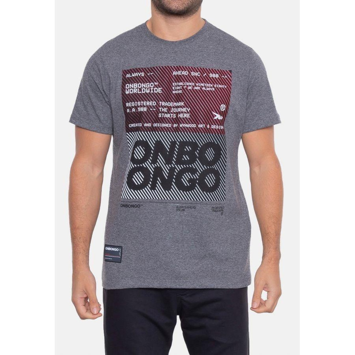 Camiseta Onbongo Estampada - Masculina - Foto 3